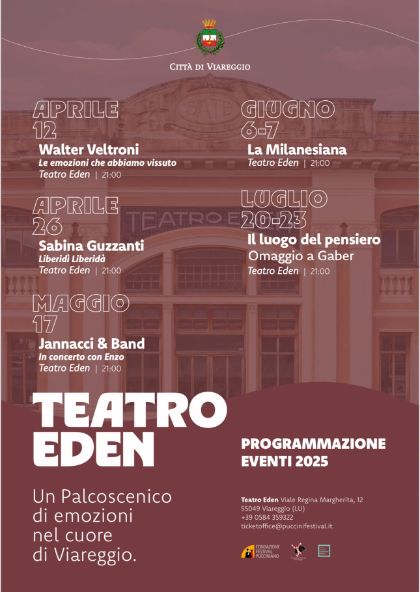 Rassegna di Primavera al Teatro Eden Rassegna di Primavera al Teatro Eden