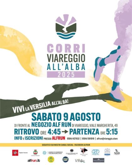 Corri Viareggio all’Alba 2025 Corri Viareggio all’Alba 2025